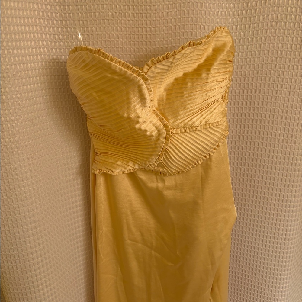 Meshki Strapless Yellow Dress - Picture 8 of 9